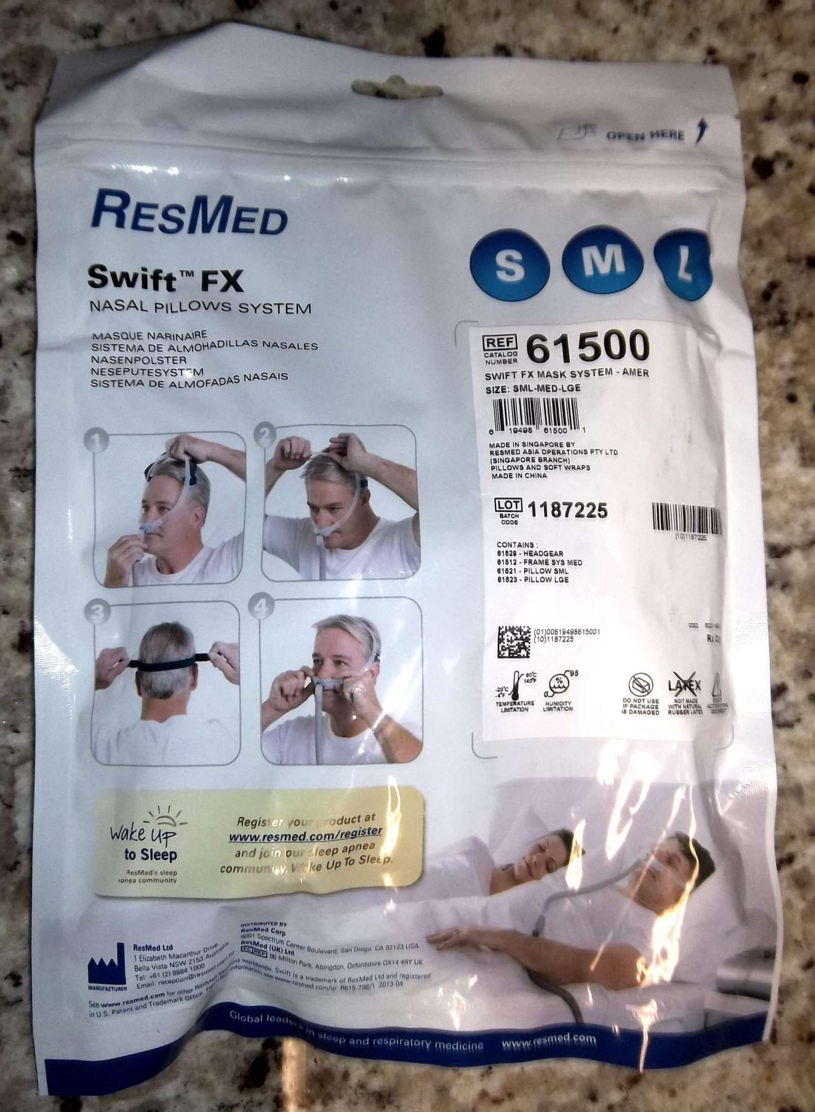 ResMed 61500 Swift FX Nasal Pillow System ResMed 61500 Swift FX Nasal Pillow System